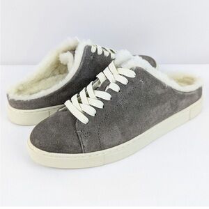 FRYE Ivy Genuine Suede Shearling Sneaker Slide